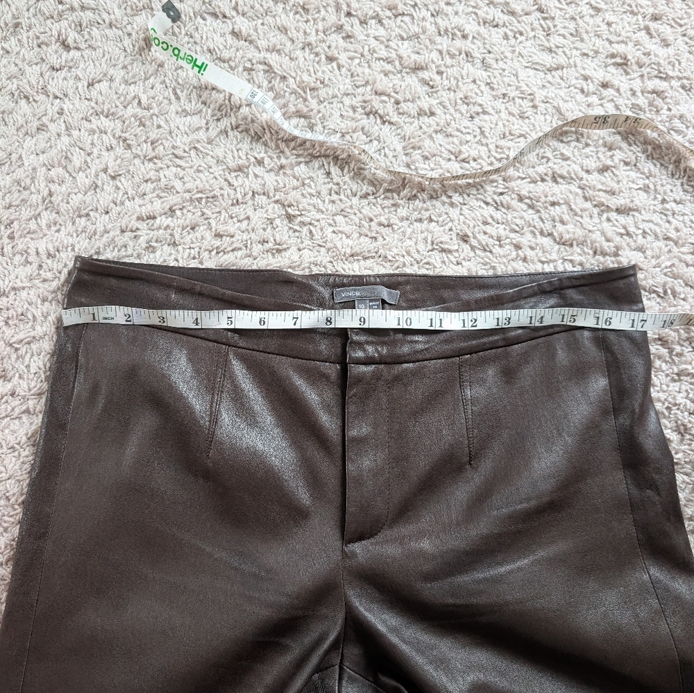 Vince Leather Pants - Picture 6 of 9